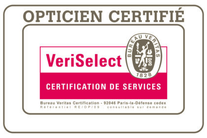 OPTICIEN BASTIA certification-Veriselect